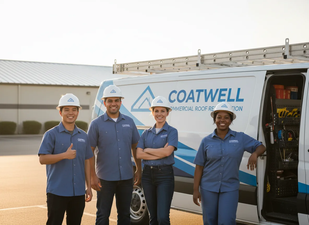 Commercial roof coating company in Woronoco, MA