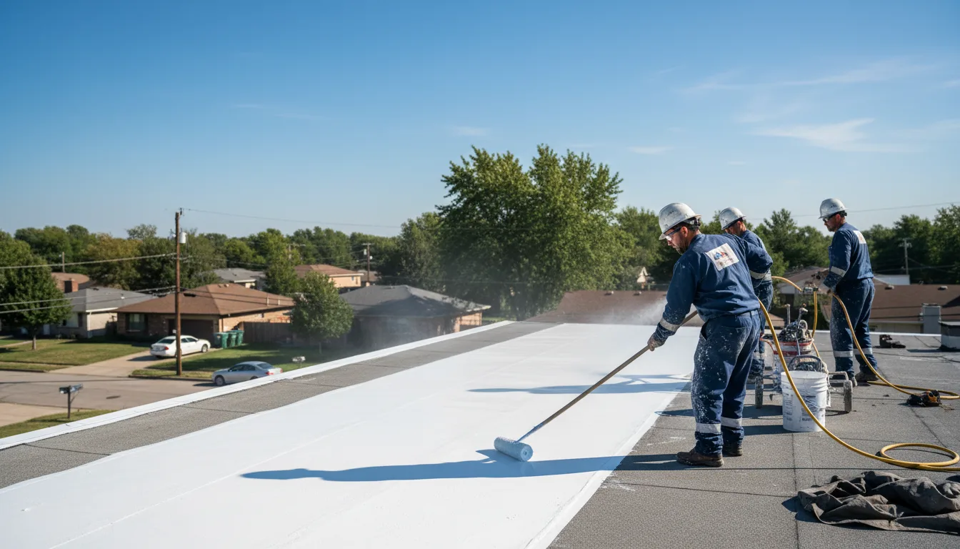 Commercial roof coating in Woronoco, MA near me